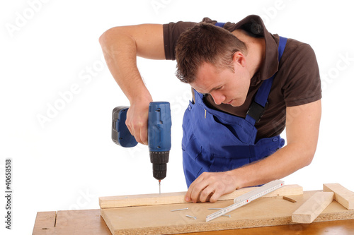 Photo: Handwerker beim Arbeiten Handwerker beim Arbeiten