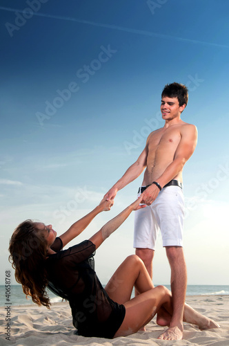Photo: guy and his girlfriend guy and his girlfriend