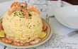 Boule de crabe et crevettes