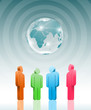 Meeting about world.