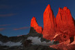 Torres del Paine at sunrise, Patagonia, Chile