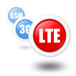 LTE telecomunication progress concept vector illustration LTE telecomunication progress concept vector illustration