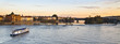 sunset on the river