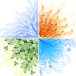 Vector: Four elements Four elements