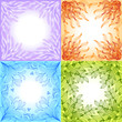 Set of 4 backgrounds Set of 4 backgrounds