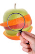 Foto: Obst untersuchen Obst untersuchen