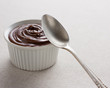 Ramekin with chocolate cream