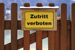 Kein Zutritt