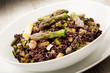 risotto nero agli asparagi risotto nero agli asparagi
