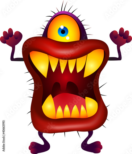 Vector: Monster cartoon Monster cartoon