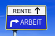Arbeit und Rente