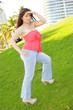 Woman on the lookout