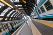 Photo: trains at the station trains at the station