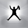 businessman happy