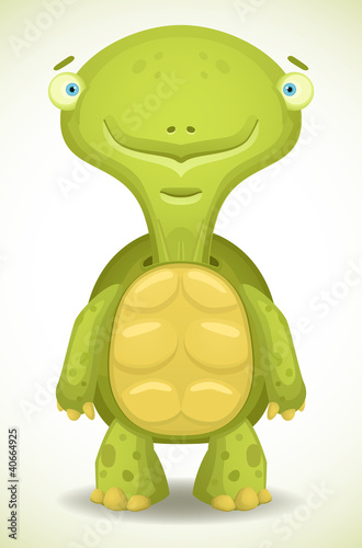 Vektor: Cute Turtle Cute Turtle