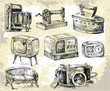 old times-original hand drawn set