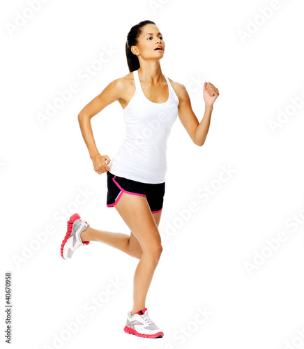 Photo: Healthy woman jogging Healthy woman jogging