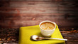 An empty cup of coffee