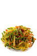nido di tagliatelle tricolori verticale