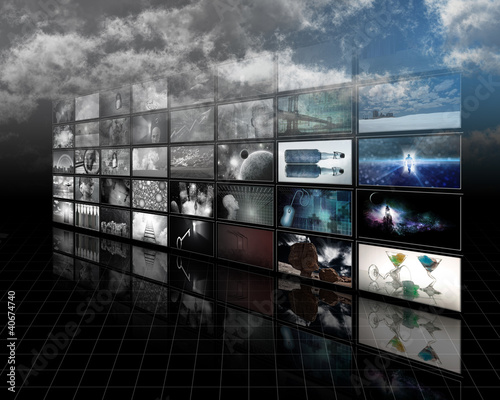 Illustration: Color screens fade to black and white Color screens fade to black and white