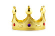 Gold crown isolated on the white Gold crown isolated on the white