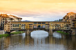 Ponte Vecchio bridge in Florence, Italy