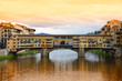 Ponte Vecchio bridge in Florence, Italy
