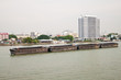 Cargo ship  Chao Phraya River in Bangkok.