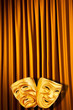 Theatre performance concept with masks