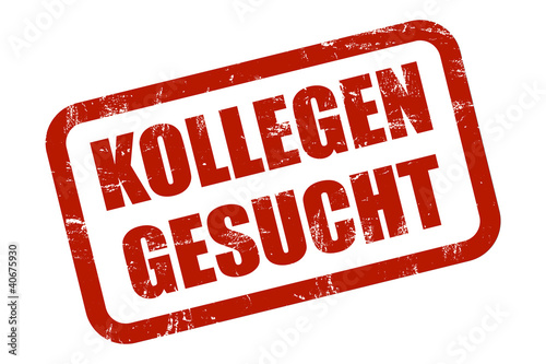 Illustration: Grunge Stempel rot KOLLEGEN GESUCHT Grunge Stempel rot KOLLEGEN GESUCHT