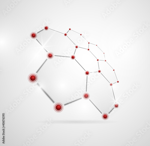 Vector: Molecular structure Molecular structure