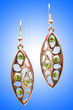 Beauty fashion concept with earrings Beauty fashion concept with earrings