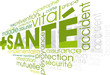 Vector: nuage de mots santé perspective nuage de mots santé perspective