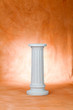 Empty photo studio with column