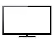 Black LED or LCD TV