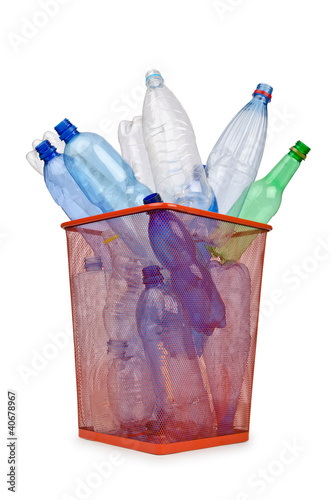 Foto: Plastic bottles in recycling concept Plastic bottles in recycling concept
