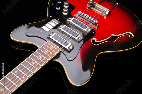 Photo: Close up of music guitar Close up of music guitar
