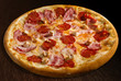 Pizza misto carne - isolated
