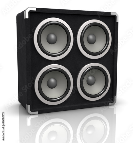 Illustration: concert audio speaker concert audio speaker