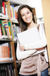 Happy in the Library
