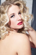 Vintage, Beauty Frau im Retro Style, close up Vintage, Beauty Frau im Retro Style, close up