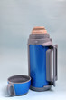 blue thermos