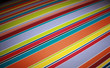 Bayadère coloré en perspective