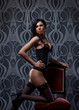 Fashion shoot of a beautiful woman in luxurorious lingerie Fashion shoot of a beautiful woman in luxurorious lingerie