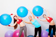 Photo: Girls on fitness training Girls on fitness training