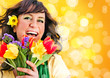 Mädchen mit Frühlingsblumen / it's spring 5