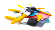 Brushes and paint colour guides Brushes and paint colour guides