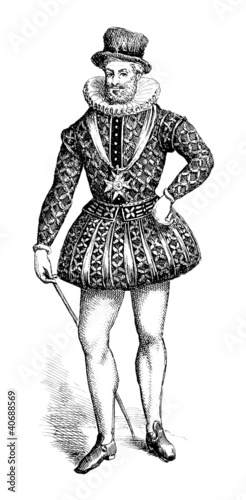 Illustration: Mode Beginning 17th Century - Henri IV Mode Beginning 17th Century - Henri IV