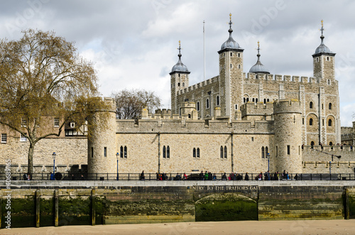 Photo: Tower of London with cloudy sky in April 2012 Tower of London with cloudy sky in April 2012
