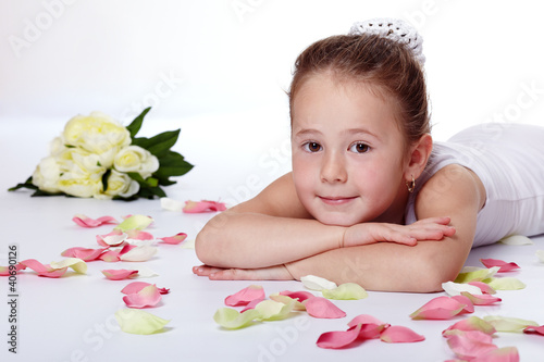 Photo: Young ballerina relaxing Young ballerina relaxing